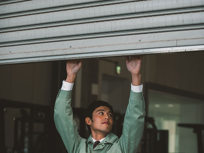 手動シャッター